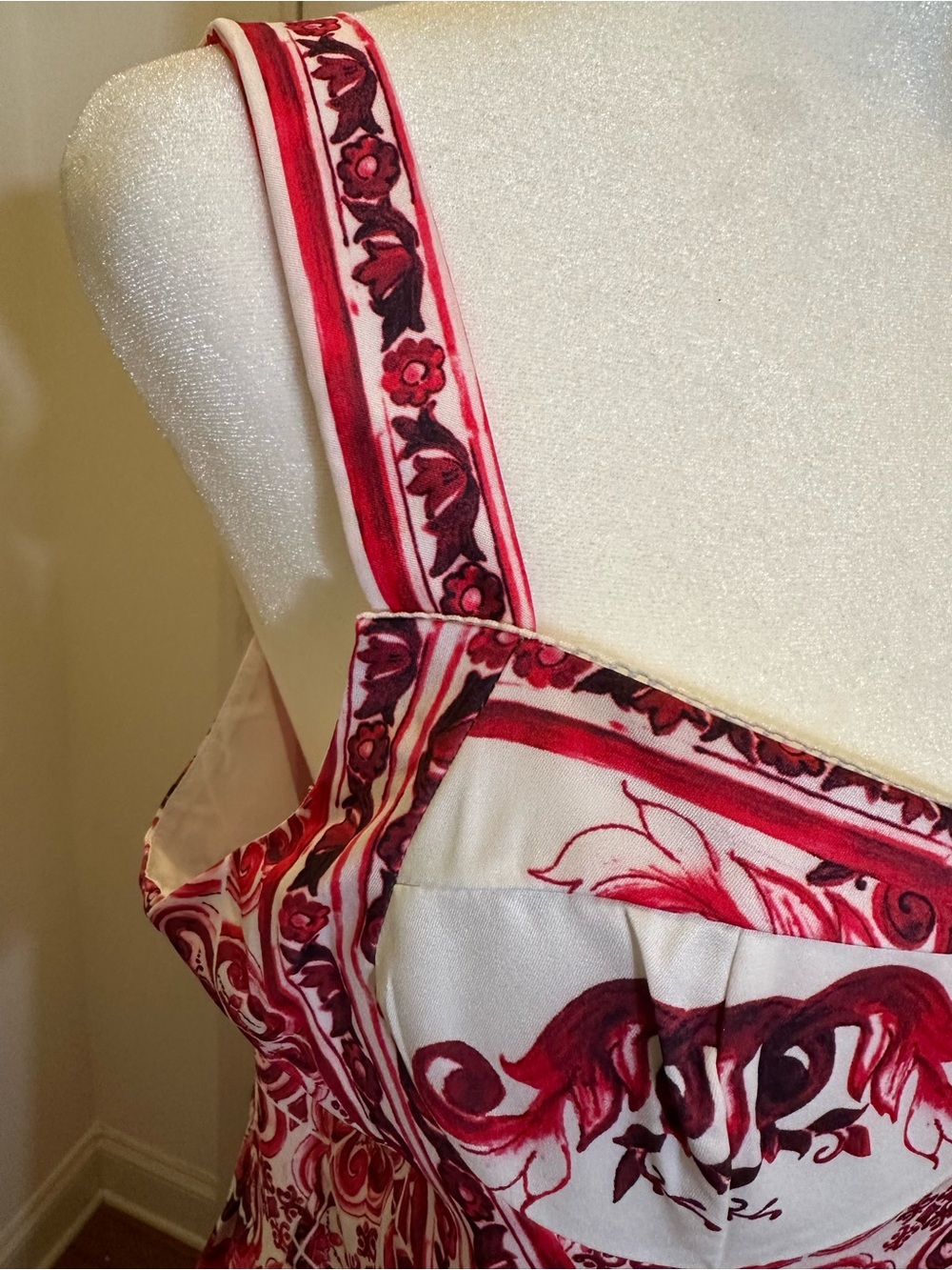 Women's summer floral print spaghetti strap square neck beach Maxi Sundress NWT - Picture 5 of 10